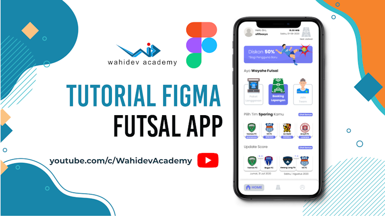 Tutorial Figma Indonesia (Futsal Mobile App)